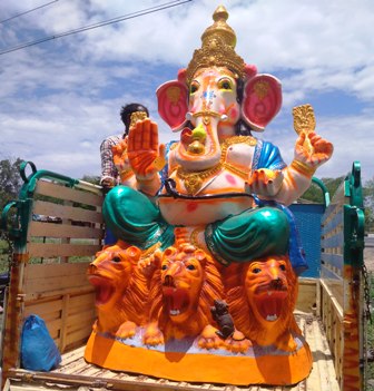 விநாயகர் சதுர்த்தி : பெரம்பலூரில் 203 இடங்களில் விநாயகர் சிலைகள் பிரதிஷ்டை