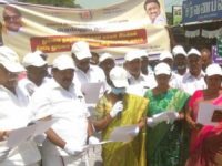 முன்னாள் முதலமைச்சர் கருணாநிதியின் 99 பிறந்த நாள்: பெரம்பலூர் நகராட்சி முழுவதும் தூய்மை பணி ; கலெக்டர் தொடங்கி வைத்தார்.