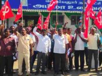 அரசு, தனியார் நிறுவனங்களில், ஒப்பந்தம் மற்றும் அவுட் சோர்சிங் முறையை ரத்து செய்யக் கோரி, பெரம்பலூரில் சிஐடியூ ஆர்ப்பாட்டம்!