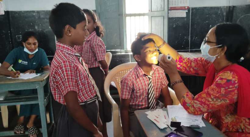 பெரம்பலூர்: இந்திய பல் மருந்துவ சங்கத்தின் சார்பில் மாணவர்களுக்கு இலவச பல் பரிசோதனை முகாம்!