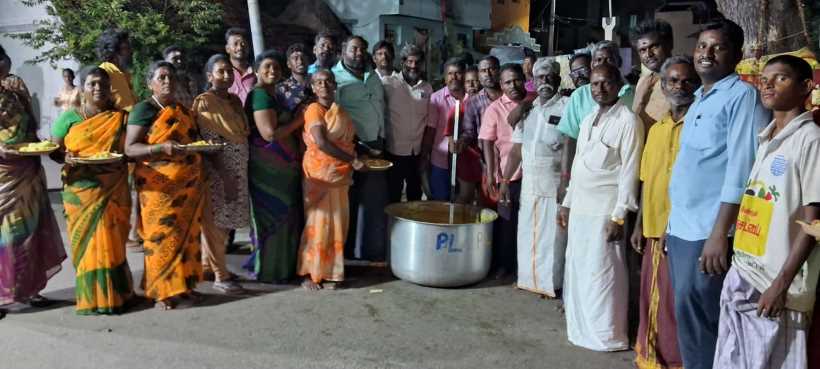பெரம்பலூர்: சங்குபேட்டை முத்துமாரியம்மன் கோயிலில் அமாவாசையை முன்னிட்டு சிறப்பு பூஜை மற்றும் அன்னதானம்!