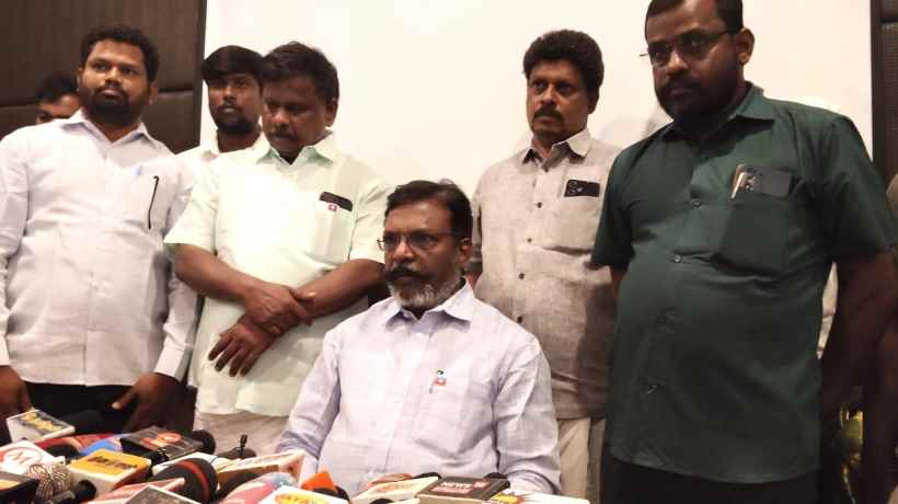 பெரம்பலூர்: தூய்மை பணியாளர்களுக்கு தமிழ்நாடு அரசு அறிவிப்புகளுக்கு விசிக வரவேற்பு: தலைவர் தொல்.திருமாவளவன் பேட்டி!