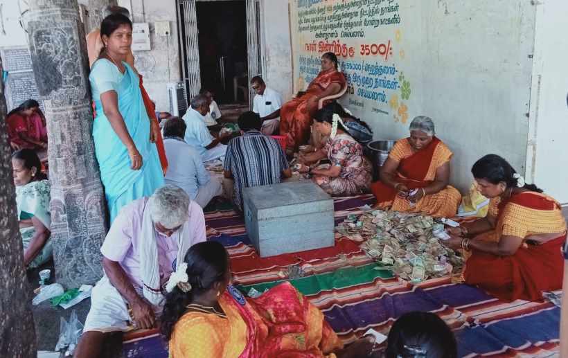 பெரம்பலூர்: செட்டிகுளம் தண்டாயுதபாணி கோயிலில் உண்டியல் எண்ணும் பணி ; பக்தர்கள் செலுத்திய காணிக்கை ரூ.10.30 லட்சம் கிடைத்தது.
