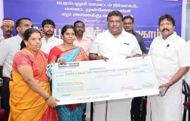 பெரம்பலூரில் கல்விக் கடன் முகாம்: அமைச்சர் சிவசங்கர், ரூ.2.74 கோடி கல்விக் கடன் உதவிகளை மாணவர்களுக்கு வழங்கினார்!