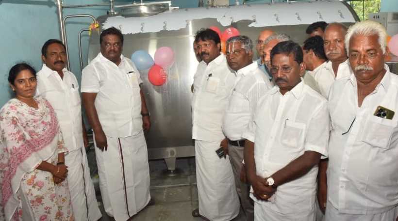 பெரம்பலூர்: ரூ. 66.14 லட்சத்தில் குன்னத்தில் புதிய பால் குளிரூட்டும் மையம்; அமைச்சர் சிவசங்கர் திறந்து வைத்தார்!