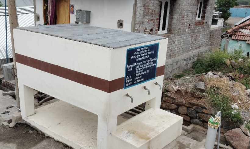 பெரம்பலூர்: திறந்தவெளி குடிநீர்தொட்டி; மூடி அமைத்து கொடுத்தது ஊராட்சி நிர்வாகம்!! மக்கள் நிம்மதி!!