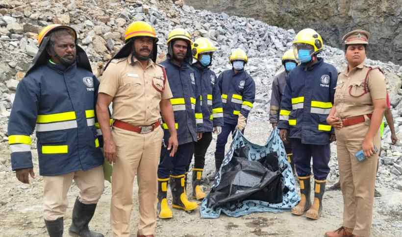 பெரம்பலூர்: குவாரியில் மண்சரிவில் சிக்கியவர் 3வது நாளில் சடலமாக மீட்பு!