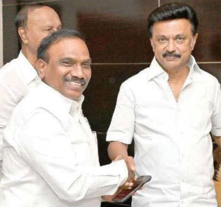 பெரம்பலூர்: முதலமைச்சர் மு.க.ஸ்டாலினுடன் ஆ.ராசா எம்.பி சந்திப்பு!