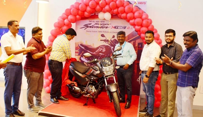 பெரம்பலூர்: சிவகாமம் மோட்டார்சில் Hero Super Splendor XTEC 2.0 அறிமுகம்!