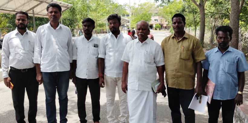 பெரம்பலூர்: மாவட்டத்தில் உள்ள 8 ஆயிரம் ஏக்கர் பஞ்சமி நிலங்களை மீட்டுத் தரக் கோரி கலெக்டரிம் மனு!